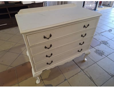 Chest Of Drawers, Timber Style, White Finish 

 ...