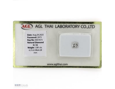 1.381CT CERTIFIED, NATURAL DIAMOND     

Princess ...