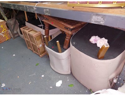 Substantial collection of vintage wooden furniture...