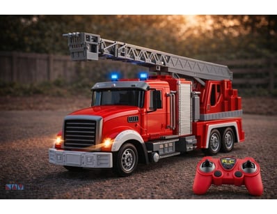 RC Fire Engine 1/24 2.4GHZ  7CH Water Jet Spray La...