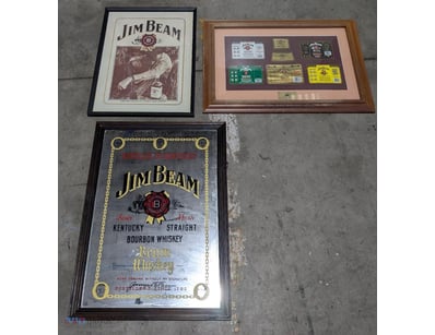 COLLECTION OF JIM BEAM FRAMES

Includes Limited Ed...