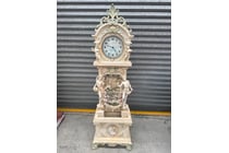 Ornate Resin Floor Standing Clock with
