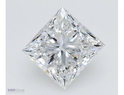 2.57 CARAT PRINCESS CUT  DIAMOND D/VS1         

I...