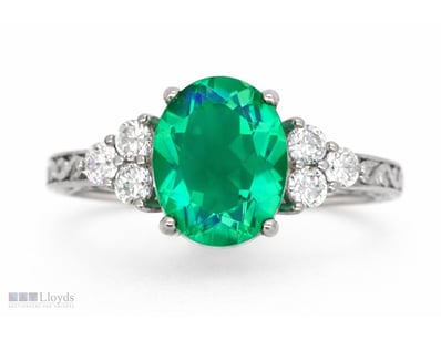 NATURAL TOPAZ RING ON 925 SILVER - WITH CERTIFICAT...