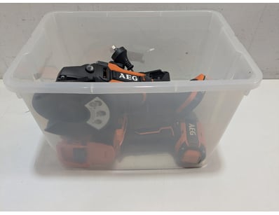 Bulk lot of AEG tools and chargers
 

Sold as lot ...