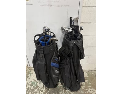 Comprehensive golf club set featuring mixed brands...