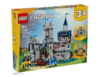 NEW IN BOX

Creator 3-in-1 Medieval Horse Knight...