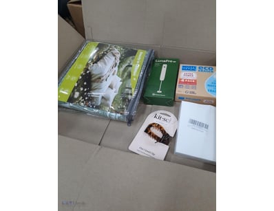 Assorted Lot Including bed sheet, hairclip, lunafr...