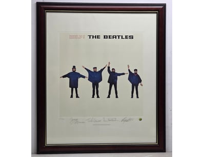 THE BEATLES "HELP!" LIMITED EDITION LITHOGRAPHIC P...