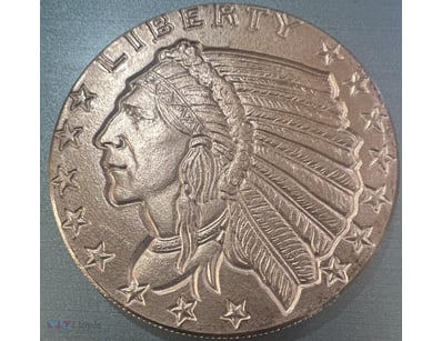 COPPER COIN 1 TROY OUNCE -RED INDIAN UNC  



2942...