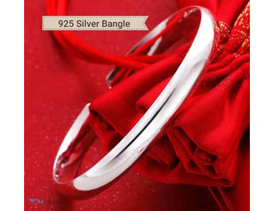 925 SILVER CUFF BANGLE        

Condition: Good - ...