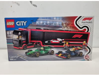 LEGO CITY FORMULA 1 F1 TRUCK WITH RB20 & AMR24 F1 ...