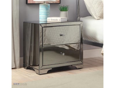 RRP $1198, QTY 2 Maison Bedside Table - Smoke -  M...