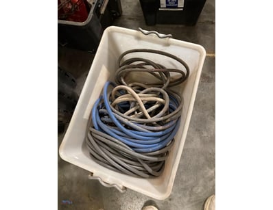 Compressor Air Hose Lot — 3 Hoses, Mixed Set A set...