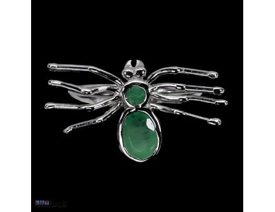 NATURAL EMERALD SPIDER RING.      

Natural Emeral...