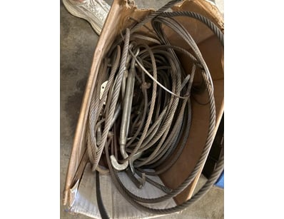 Wire Rope — Box Lot, up to 10mm. Box of wire rope ...