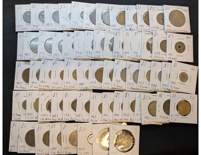 INTERNATIONAL COIN COLLECTION - MULTIPLE COUNTRIES...