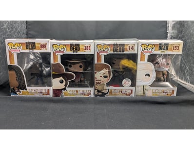 THE WALKING DEAD FUNKO POP VINYL FIGURE COLLECTION...