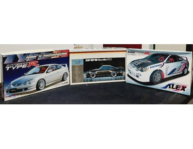 VINTAGE JAPANESE MODEL CAR COLLECTION - HONDA INTE...