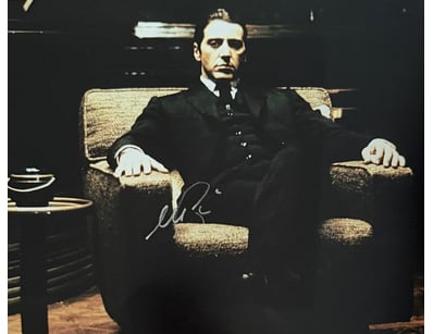 THE GODFATHER'S AL PACINO SIGNED PHOTO 

Al Pacino...