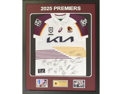 2025 BRISBANE BRONCOS PERSONALLY SIGNED JERSEY "20...