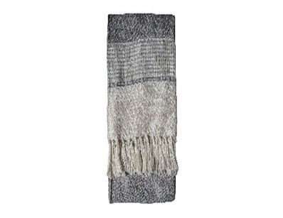 RRP: $944, PET Chevron Throw Grey 1300x1700mm, 505...