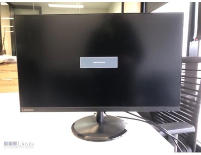 COMPUTER MONITOR, LENOVO D27-20 S/N U73316P8