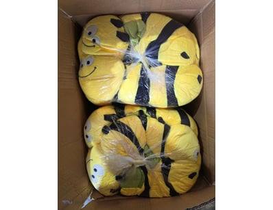 Plush Bee, Qty to Box Sold as Lot
