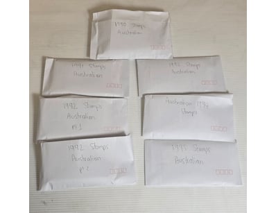 STAMPS,  AUSTRALIAN STAMPS 1990 - 1995 STAMPS

Con...