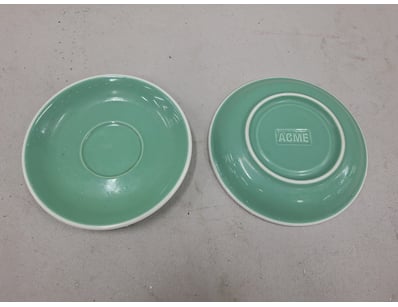 Small Dining Plates, Green Finish, Qty Of Tub

SOL...