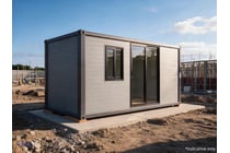 20ft Open Plan Office / Accommodation (Grey)