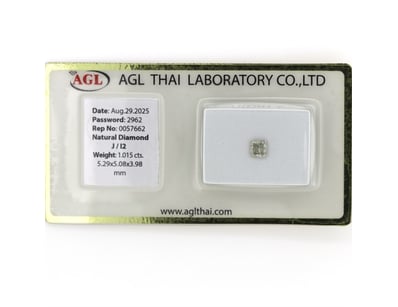 1.015CT CERTIFIED, NATURAL DIAMOND     

Princess ...