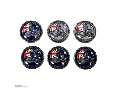 6 X "THANKYOU FOR YOUR SERVICE” CHALLENGE COINS
...