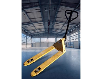 Yellow Pallet Jack