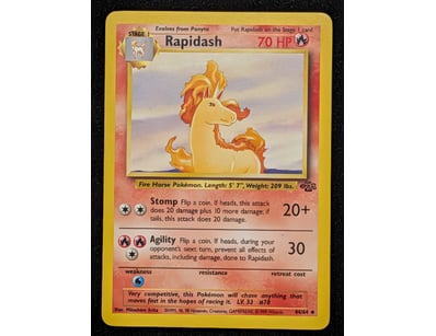 RAPIDASH POKÉMON TRADING CARD - BASE SET #44/64
...