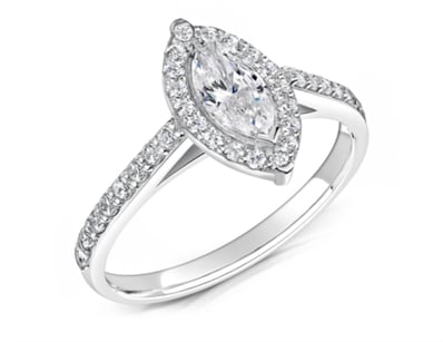 Luxury Platinum Diamond Engagement Ring Collection - Lot 22