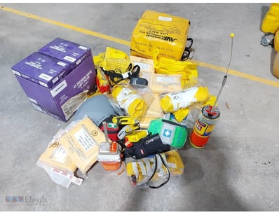 Comprehensive emergency and safety equipment colle...