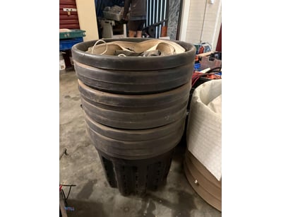 Hydroponics / Gardening Lot — Large Pots, Fabric L...
