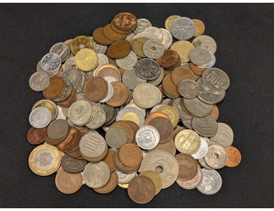 ASSORTED WORLD COINS, COUNTRIES INCLUDE PAPUA NEW ...