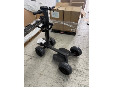 Electric Golf Skateboard featuring a robust black ...