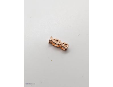 COLLECTION OF 'XOXO' ROSE GOLD COLOURED BRACELET C...
