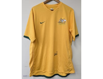 JOHN ALOISI HAND SIGNED 2006 ERA AUSTRALIAN SOCCER...