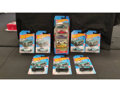 HOT WHEELS NISSAN FIVE CAR PACK AND 7X NISSAN SKYL...