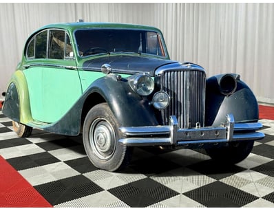 <b>1950 Jaguar Mark VII Sedan - Green - 42,609 Mil...