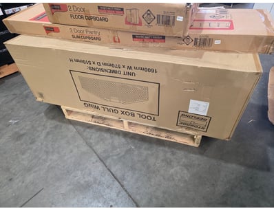 1.6m Storage Geelong Tool Box Gull Wing
Note: Box...