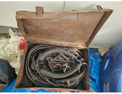 Box of horse equipment

Sold as lot

Onsite

Loc...