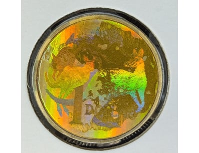 2004 HOLOGRAPHIC ONE DOLLAR COIN

583007+2


