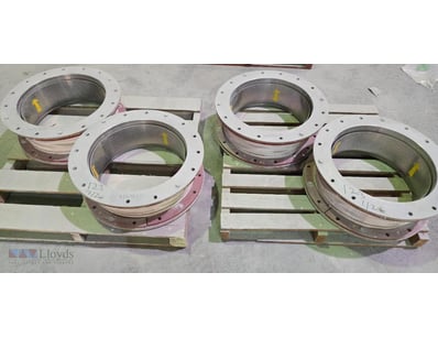 Industrial flanged ductwork components comprising ...