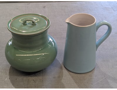 Ceramic 1/2 Pint Jug and Ceramic Pot by Yoo Byoung...