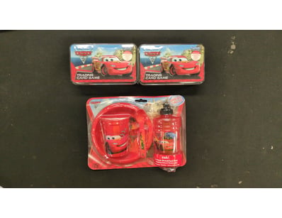 2X TOPPS CARS 2 TRADING CARDS GAME AND CARS 2 FOUR...